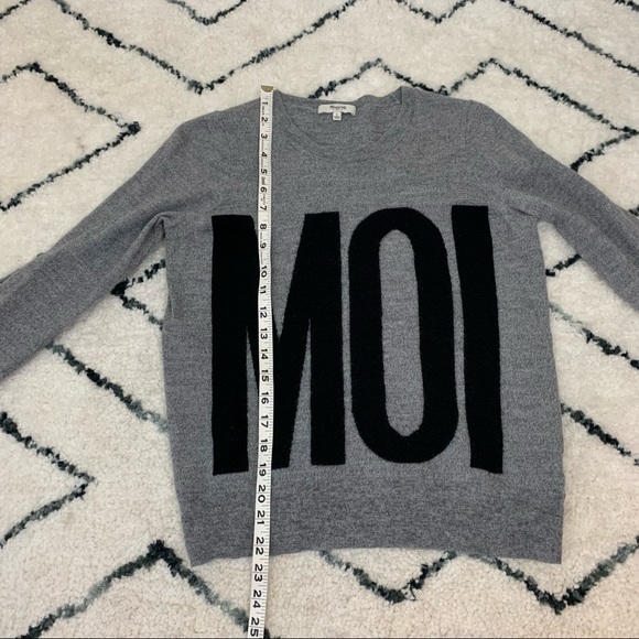 Madewell MOI Merino Wool Gray Sweater - Picture 6 of 9